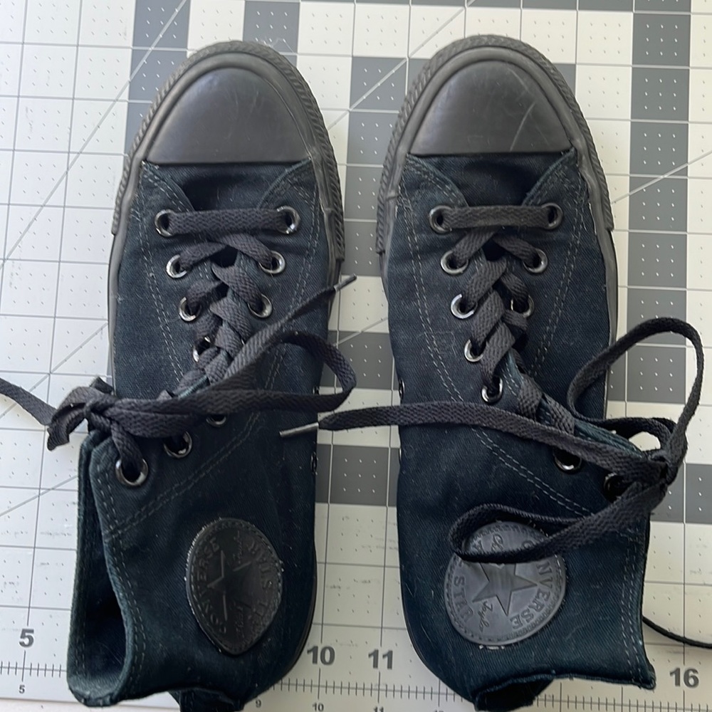 Converse All Stars Black High Top Tennis Shoe